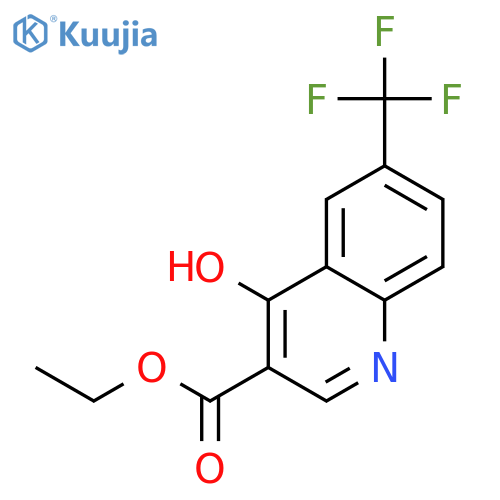 Ethyl 4-hydroxy-6-(trifluoromethyl)quinoline-3-carboxylate structure
