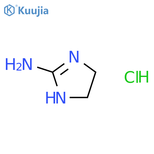 1H-Imidazol-2-amine,4,5-dihydro-, hydrochloride (1:1) structure
