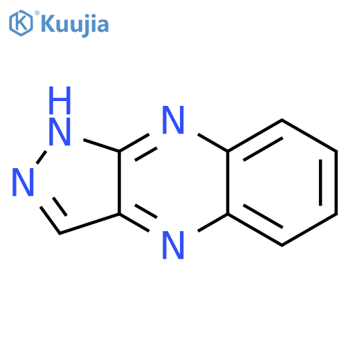 1H-pyrazolo3,4-bquinoxaline structure