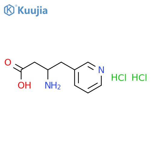 (R)-3-Amino-4-(3-pyridyl)butyric acid dihydrochloride structure