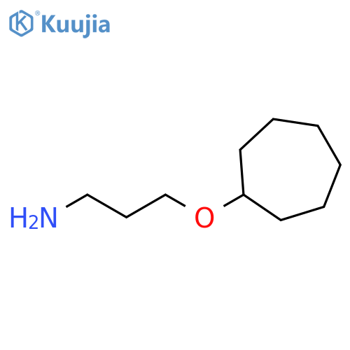 3-(cycloheptyloxy)propan-1-amine structure