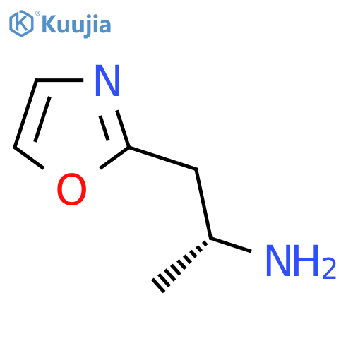 (2R)-1-(1,3-oxazol-2-yl)propan-2-amine structure