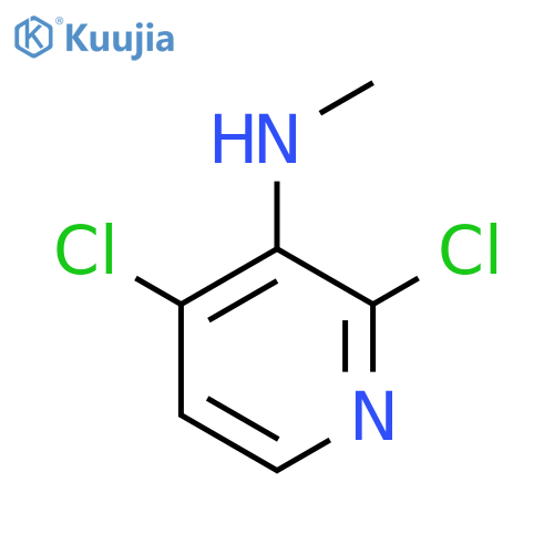 2,4-dichloro-N-methylpyridin-3-amine structure