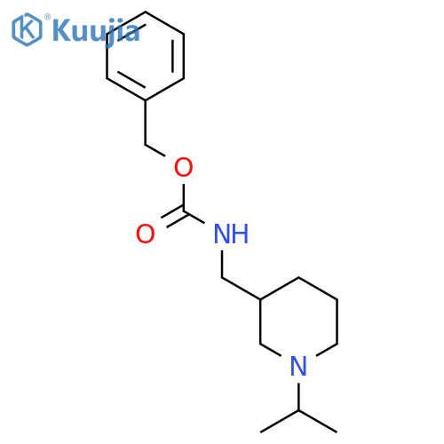 benzyl N-{1-(propan-2-yl)piperidin-3-ylmethyl}carbamate structure