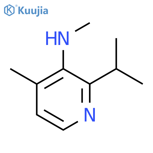 N,4-dimethyl-2-(propan-2-yl)pyridin-3-amine structure