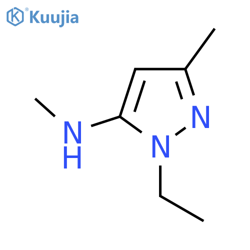 1-ethyl-N,3-dimethyl-1H-pyrazol-5-amine structure