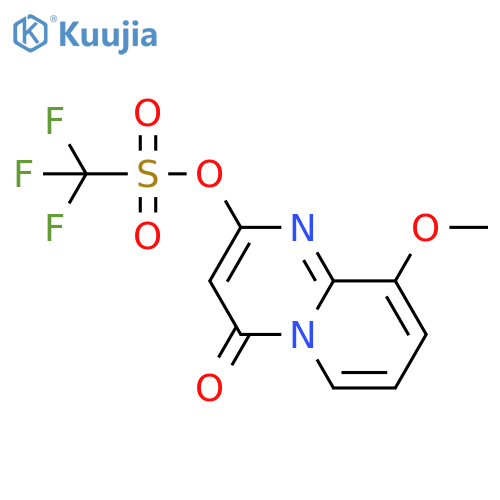 9-methoxy-4-oxo-4H-pyrido1,2-apyrimidin-2-yl trifluoromethanesulfonate structure