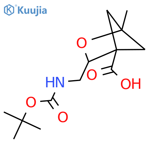 3-({(tert-butoxy)carbonylamino}methyl)-1-methyl-2-oxabicyclo2.1.1hexane-4-carboxylic acid structure