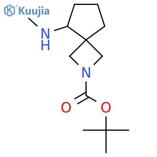 Tert-butyl 5-(methylamino)-2-azaspiro[3.4]octane-2-carboxylate structure