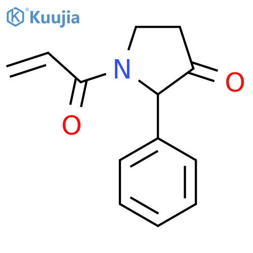 2-phenyl-1-(prop-2-enoyl)pyrrolidin-3-one structure