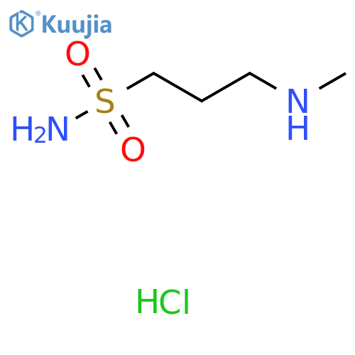 3-(Methylamino)propane-1-sulfonamide hydrochloride structure