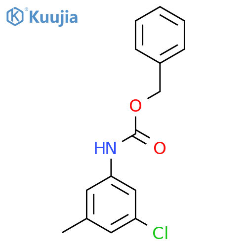 benzyl N-(3-chloro-5-methylphenyl)carbamate structure