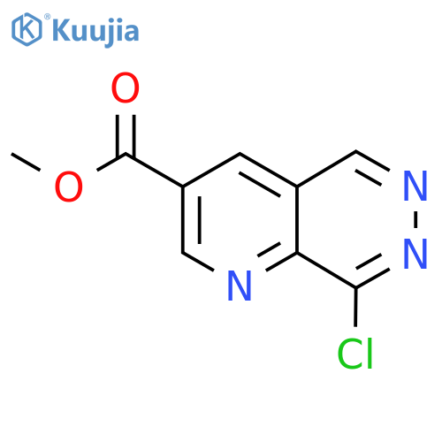 methyl 8-chloropyrido2,3-dpyridazine-3-carboxylate structure