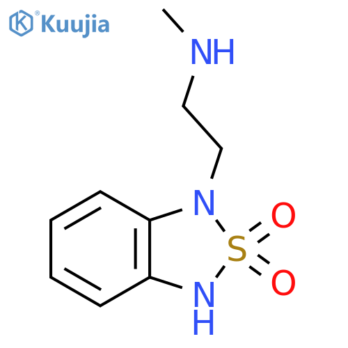1-2-(methylamino)ethyl-1,3-dihydro-2lambda6,1,3-benzothiadiazole-2,2-dione structure