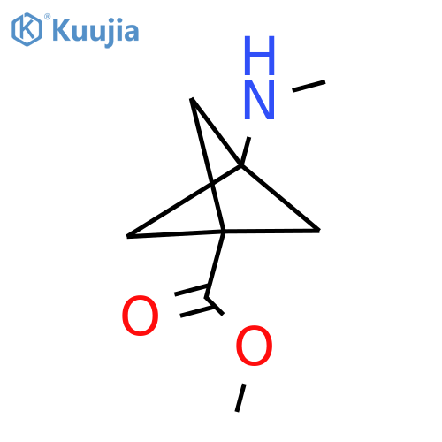 methyl 3-(methylamino)bicyclo1.1.1pentane-1-carboxylate structure