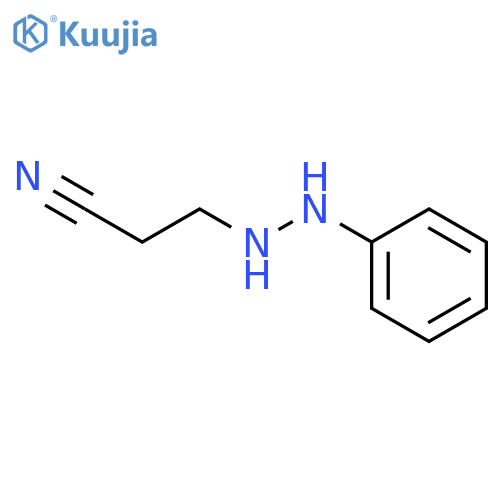 Propanenitrile,3-(2-phenylhydrazinyl)- structure