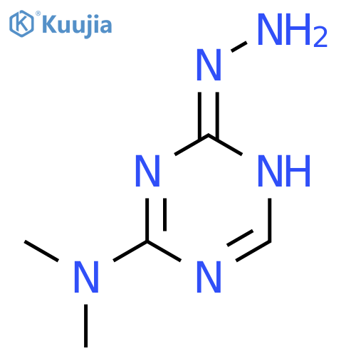 1,3,5-Triazin-2(1H)-one, 4-(dimethylamino)-, hydrazone structure