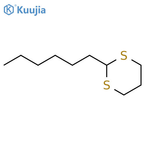 1,3-Dithiane, 2-hexyl- structure