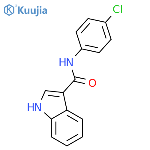 N-(4-Chlorophenyl)-1H-indole-3-carboxamide structure