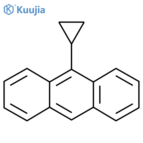 9-Cyclopropylanthracene structure