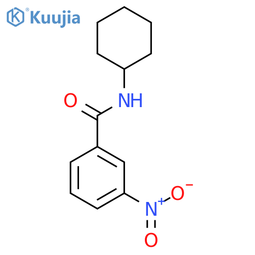 Benzamide, N-cyclohexyl-3-nitro- structure