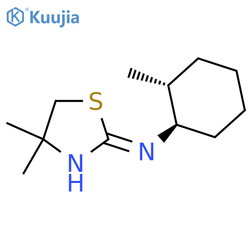 rac-4,4-dimethyl-N-(1R,2R)-2-methylcyclohexyl-4,5-dihydro-1,3-thiazol-2-amine, trans structure