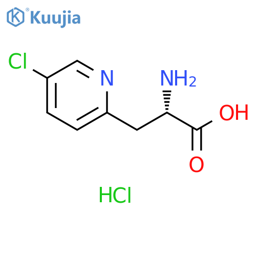 (S)-2-Amino-3-(5-chloropyridin-2-yl)propanoic acid dihydrochloride structure