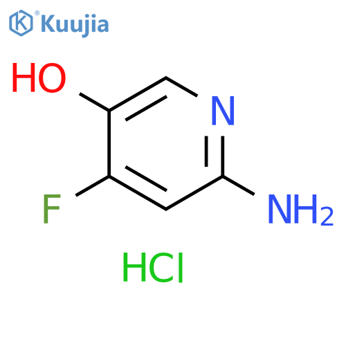 6-Amino-4-fluoropyridin-3-ol hydrochloride structure