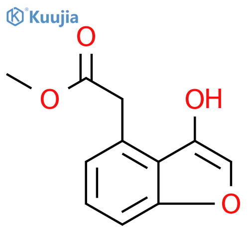Methyl 2-(3-oxo-2,3-dihydrobenzofuran-4-yl)acetate structure