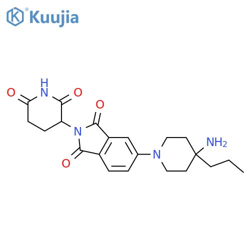 5-(4-amino-4-propylpiperidin-1-yl)-2-(2,6-dioxopiperidin-3-yl)-2,3-dihydro-1H-isoindole-1,3-dione structure