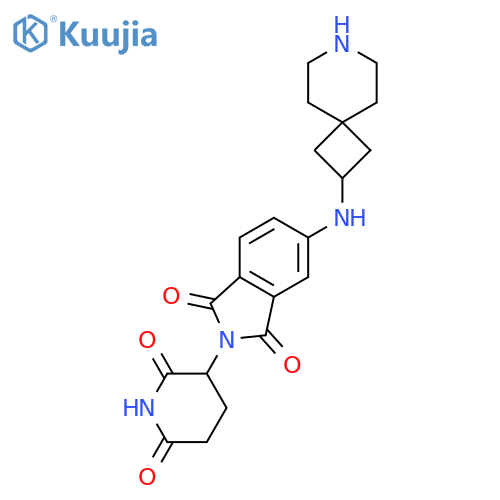 5-({7-azaspiro3.5nonan-2-yl}amino)-2-(2,6-dioxopiperidin-3-yl)-2,3-dihydro-1H-isoindole-1,3-dione structure