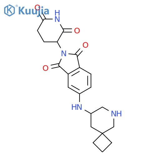5-({6-azaspiro3.5nonan-8-yl}amino)-2-(2,6-dioxopiperidin-3-yl)-2,3-dihydro-1H-isoindole-1,3-dione structure