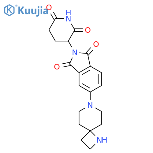 5-{1,7-diazaspiro3.5nonan-7-yl}-2-(2,6-dioxopiperidin-3-yl)-2,3-dihydro-1H-isoindole-1,3-dione structure