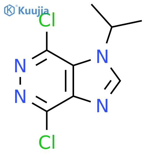 4,7-dichloro-1-(propan-2-yl)-1H-imidazo[4,5-d]pyridazine structure