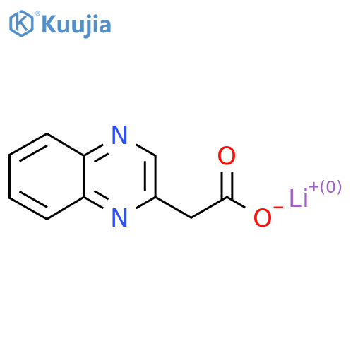 Lithium(1+) 2-(quinoxalin-2-yl)acetate structure
