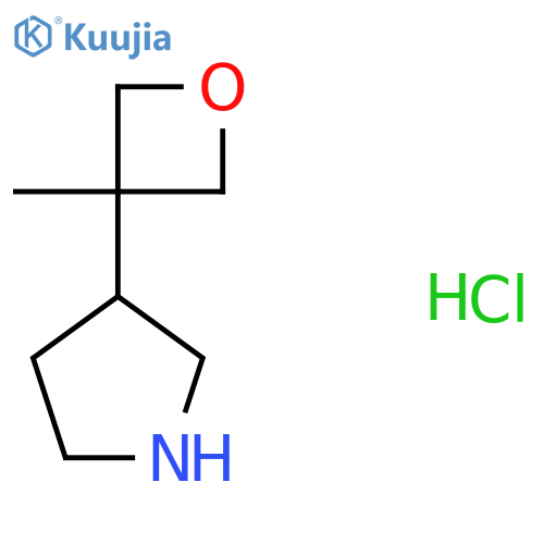 3-(3-Methyloxetan-3-yl)pyrrolidine hydrochloride structure