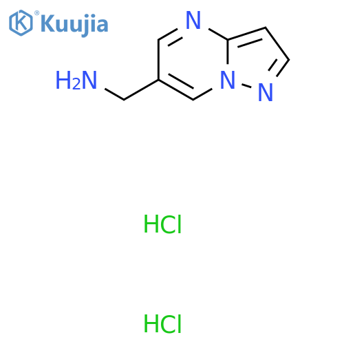 {pyrazolo1,5-apyrimidin-6-yl}methanamine dihydrochloride structure