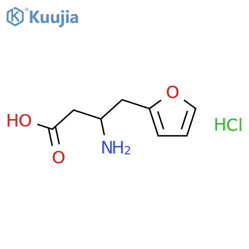 (R)-3-Amino-4-(2-furyl)-butyric acid structure