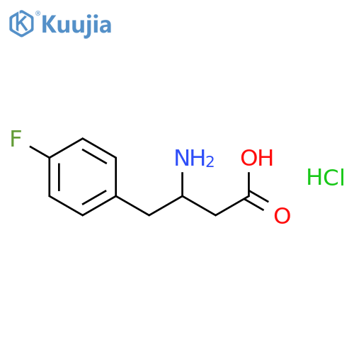 (S)-b-Amino-4-fluorobenzenebutanoic Acid structure