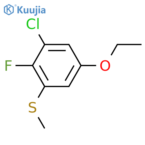(3-Chloro-5-ethoxy-2-fluorophenyl)(methyl)sulfane structure