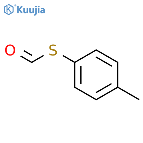 Methanethioic acid, S-(4-methylphenyl) ester structure