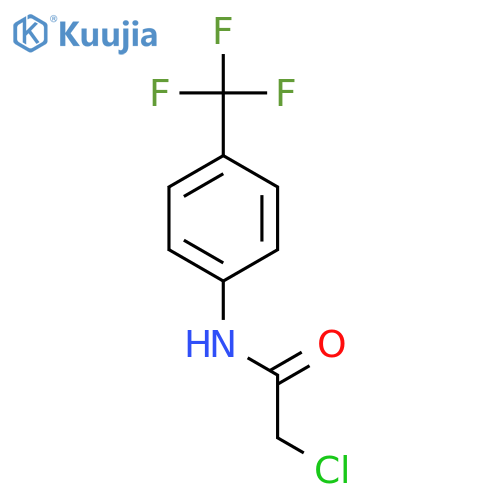 2-Chloro-N-4-(trifluoromethyl)phenylacetamide structure