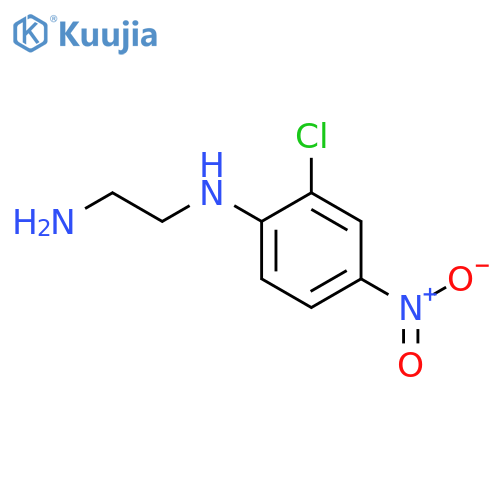 N-(2-Chloro-4-nitrophenyl)ethane-1,2-diamine structure