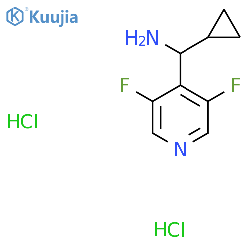 1-Cyclopropyl-1-(3,5-difluoropyridin-4-YL)methanamine dihydrochloride structure