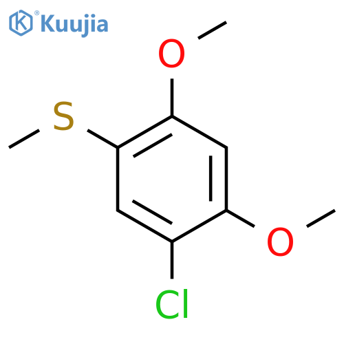 (5-Chloro-2,4-dimethoxyphenyl)(methyl)sulfane structure