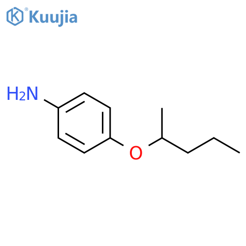 4-(pentan-2-yloxy)aniline structure