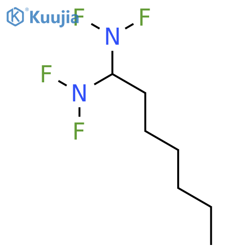 1,1-Heptanediamine,N,N,N',N'-tetrafluoro- structure