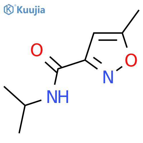 5-Methyl-N-(propan-2-yl)-1,2-oxazole-3-carboxamide structure