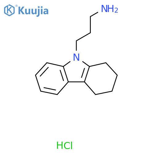 3-(1,2,3,4-Tetrahydro-9H-carbazol-9-yl)propylamine hydrochloride structure