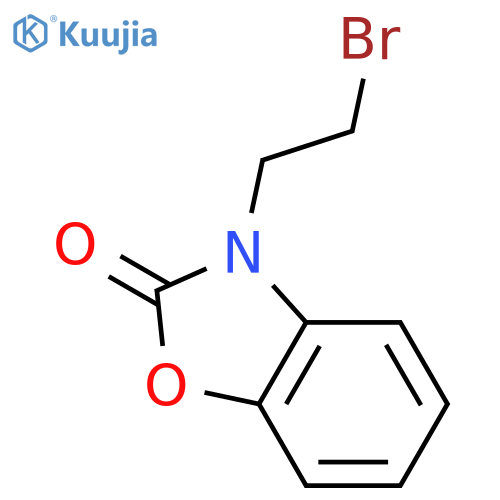 3-(2-Bromoethyl)-2,3-dihydro-1,3-benzoxazol-2-one structure